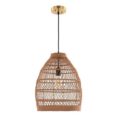 Elodia 15 Inch Pendant - Natural - Safavieh. - image 1 of 4