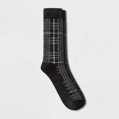 mens plaid dress socks