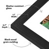 Americanflat Wide Molding Picture Frame with Mat - 3 of 4