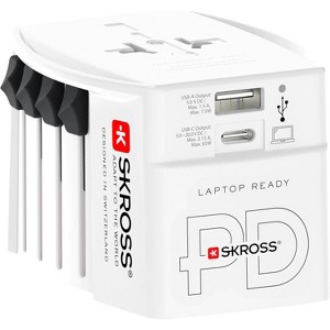 SKROSS World Travel adaptor MUV USB AC65PD - 1 of 4