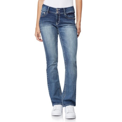 Molly & Isadora Women's High Rise Slim Fit Bootcut Jeans : Target