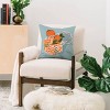 Deny Designs Britt Does Design Oranges Square Indoor Throw Pillow - 2 of 4