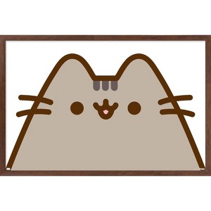 Trends International Pusheen - Surprise Framed Wall Poster Prints - 1 of 4