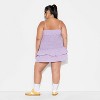 Women's Game Day Smocked Mini Skater Dress - Wild Fable™ - 3 of 3
