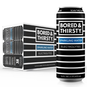 BORED & THIRSTY Sparkling Mineral Water - Electrolytes - 1 of 1