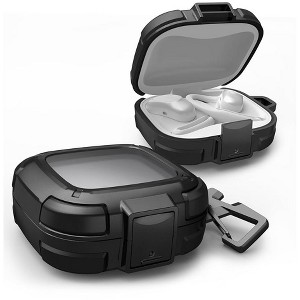 Dexnor for SHOKZ OpenFit Air Case with Drop-Proof Lock, Shockproof Cases with Carabiner & Keyring & Cleaner Kit（Charger not Included） - 1 of 1