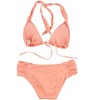 bar III Womens Halter Ruched 2 Piece Bikini - 2 of 2