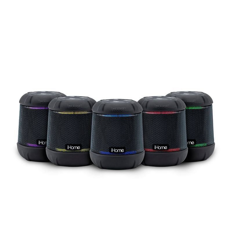 iHome Bluetooth Rechargeable Waterproof Speaker with 18-Hour Mega Battery, 5 of 8