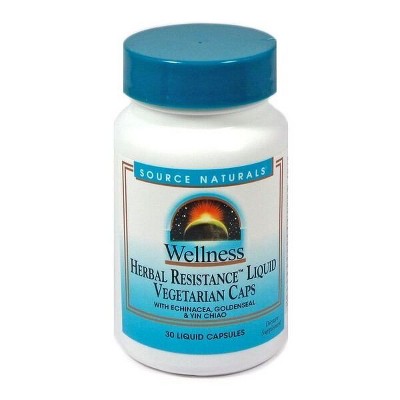 Wellness Herbal Resistance by Source Naturals, Inc.  -  30 Liquid Veg Capsule