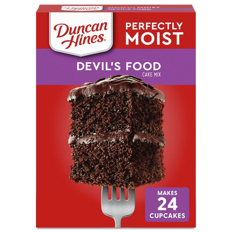 Duncan Hines Devils Food Cake Mix - 16.5oz, 1 of 8