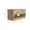 TiramisuBest Velvet Tufted Bedroom Bench, Upholstered Long Window Bench with Bolster, Entryway Bench for Living Room, Violet - 4 of 4