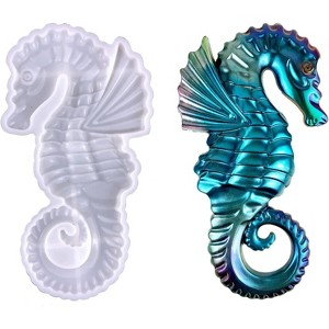 JDICTION Seahorse & Large Animal Silicone Resin Molds - Halloween Wall Decor, DIY Epoxy Casting for Home & Christmas Gifts - 1 of 4