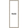 PosterPalooza | Panoramic Classic Modern Silver Frame - UV Acrylic, Foam Board Backing, Hanging Hardware - 2 of 4