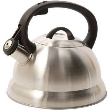 Mr. Coffee Flintshire 1.75 Qt Stainless Steel Whistling Tea Kettler