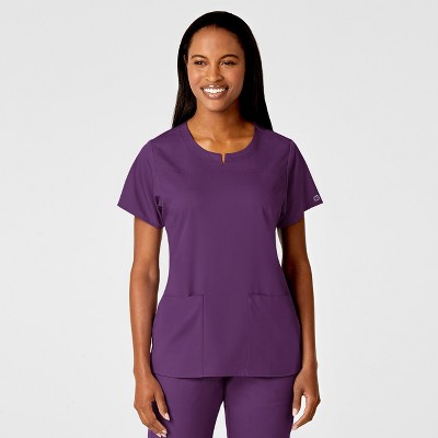 Wink PRO Women's 4 Pocket Notch Neck Scrub Top