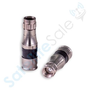 SatelliteSale Indoor/Outdoor F-Type Fittings Coaxial Connectors for Coax Cables - 1 of 4