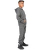 EVERYDAY KIDS Boys Charcoal Gray Zip-Up Hoodie – Soft Fleece Jacket with Hood – All-Season Kids Sweatshirt for School, Play, or Layering - 4 of 4