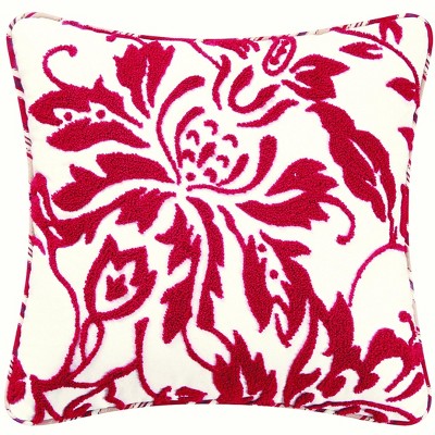 C&F Home Birkdale Red Tufted Pillow