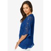 Jessica London Women's Plus Size Crochet Cardigan - 4 of 4
