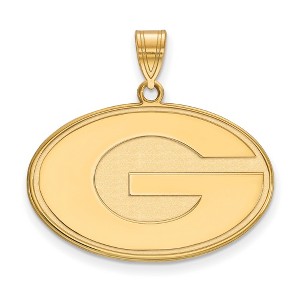 Black Bow Jewelry 10k Yellow Gold Georgia Bulldogs NCAA Large Pendant - 1 of 2