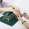 Unique Bargains Non-Slip Arm Rest for Nails Tech with Nail Table Mat 1 Set - 2 of 4