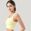 Anna-Kaci Active Women's Ribbed Seamless Sports Bra with Scoop Neck and Wide Straps - 4 of 4