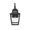 YUHAO 1 PACK Patio Hallway and Garage Anti-Rust Waterproof Outdoor Wall Light Modern 16.5in. Black - 4 of 4