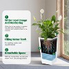 2 Pack Tall Planter with Drainage Holes＆Water Level Monitor＆Inner Bucket - 3 of 4