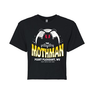Women's - Instant Message - The Mothman Cropped Graphic T-Shirt - 1 of 4