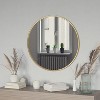 Emma and Oliver Wall Mounted Mirror with Iron Frame, Silver Backing and Shatterproof Glass for Entryways, Bathrooms and More - 2 of 4