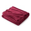 Bedsure Flannel Blanket – Solid Color Plush Throw, Ultra Soft and Fuzzy, 300GSM Lightweight Cozy Blanket for Bed or Sofa - 2 of 4