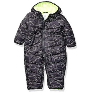 Carter's Baby Boys' Dino Cozy Snowsuit Pram - 1 of 3