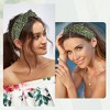 Unique Bargains Women's Fashion Leopard Spot Wide Bow Headbands - 2 of 4