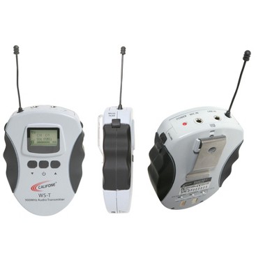 Califone WS-T Lightweight 16-Channel Wireless Audio System Transmitter for Assistive Listening WS Series