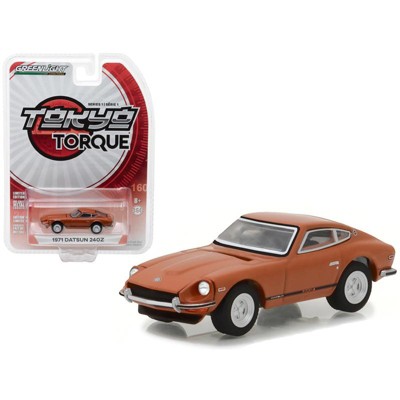 1971 Datsun 240Z 918 Orange Tokyo Torque Series 1 1/64 Diecast Model Car by Greenlight