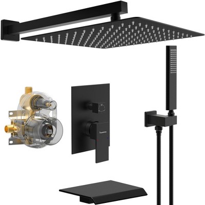 LOVMOR Male NPT Matte Black Shower System