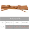 INSPIRE CHIC Women's Faux Leather Bowknot Wrap Around Wide Waistband Obi Belts 1 Pc - 4 of 4