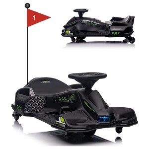 Jojoka 24V Kids Ride-On Drift Car, Electric Drifting Go-Kart with Brushless Motor, Music, LED Lights, Safety Features, Ages 6-12 - 1 of 4