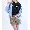 Women's Not Again Sparkle Tee - Listicle - 3 of 4