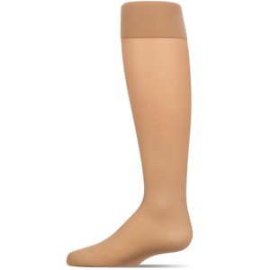 Memoi Women's Silky Sheer 30 Denier Knee High Sock - 1 of 3