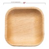 Smarty Had A Party 5" Square Palm Leaf Eco Friendly Pastry Plates - 100 pcs - 3 of 4