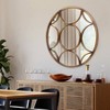 Howard Elliott 32" Round Wall Mirror: European-Inspired, Intricate Detail, No Assembly Required - 2 of 4