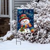 Briarwood Lane Garden Flag 12x18 For Outdoor Friendly Winter Snowman For Winter Garden Flag Flags For Outside - 4 of 4