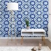 Schatzi Farah Tile Wallpaper Brown/Blue - Deny Designs - image 2 of 4
