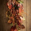 Sullivans 72" Artificial Large Leaf Fall Garland, Green - 2 of 2