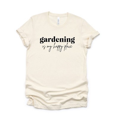 Simply Sage Market Women's Gardening Is My Happy Place Short Sleeve Graphic Tee