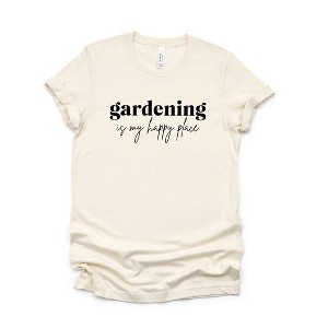 Simply Sage Market Women's Gardening Is My Happy Place Short Sleeve Graphic Tee - 1 of 4
