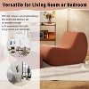 CAVINAS Sleek Accent Chair with Ottoman,Elegant Lazy Chair,Luxury High-Resilience Foam Lounge Chair,Stylish Leisure Chair for Living Room - 4 of 4