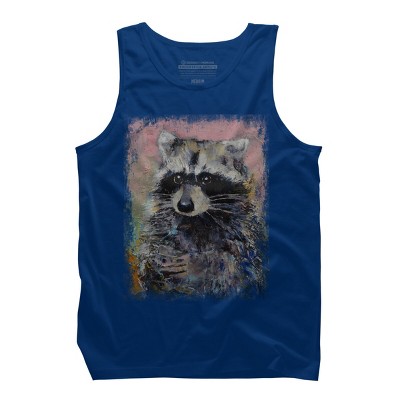 Men's Design By Humans RACCOON By creese Tank Top