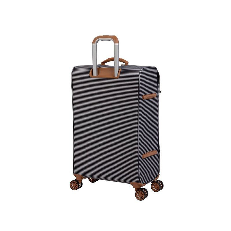 it luggage Beach Stripes 27.4" Softside Large Checked Spinner Suitcase, 5 of 6